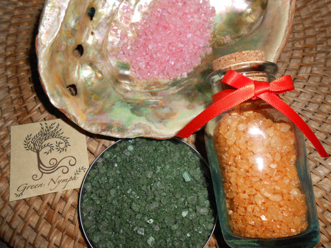 Bath Salts - The OLD WORLD Collection - Pure and Natural - Four Ounces - CynCraft