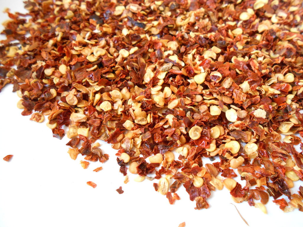 Smoked Chile Chili Pepper Flakes, Organic - Dried, Chopped - CynCraft