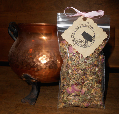 CraftTea™ Ritual Tea - ROSY LUCK Blend - Sip for a Spell™ - CynCraft