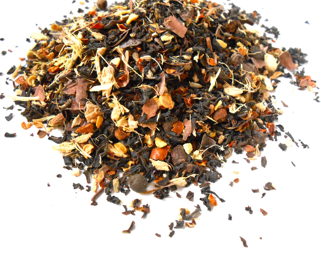 Dark Chocolate Spice - Artisan Herbal Tea Blend - CynCraft