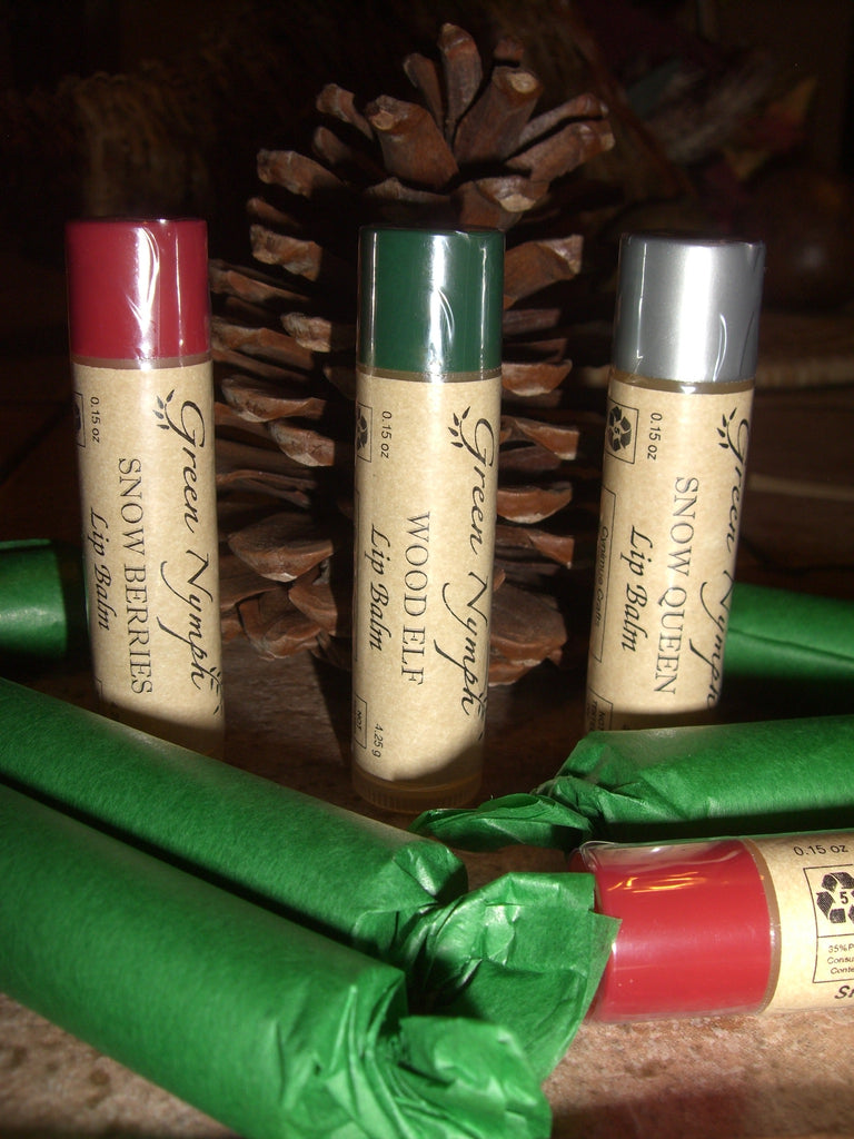 Lip Balm - The WINTERFEST Collection by Green Nymph - Choose from 31 Festive Yuletide Recipes - CynCraft