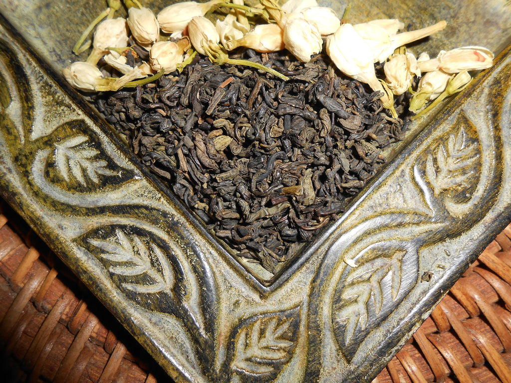 Jasmine Flower Loose Tea Blend, Organic - CynCraft