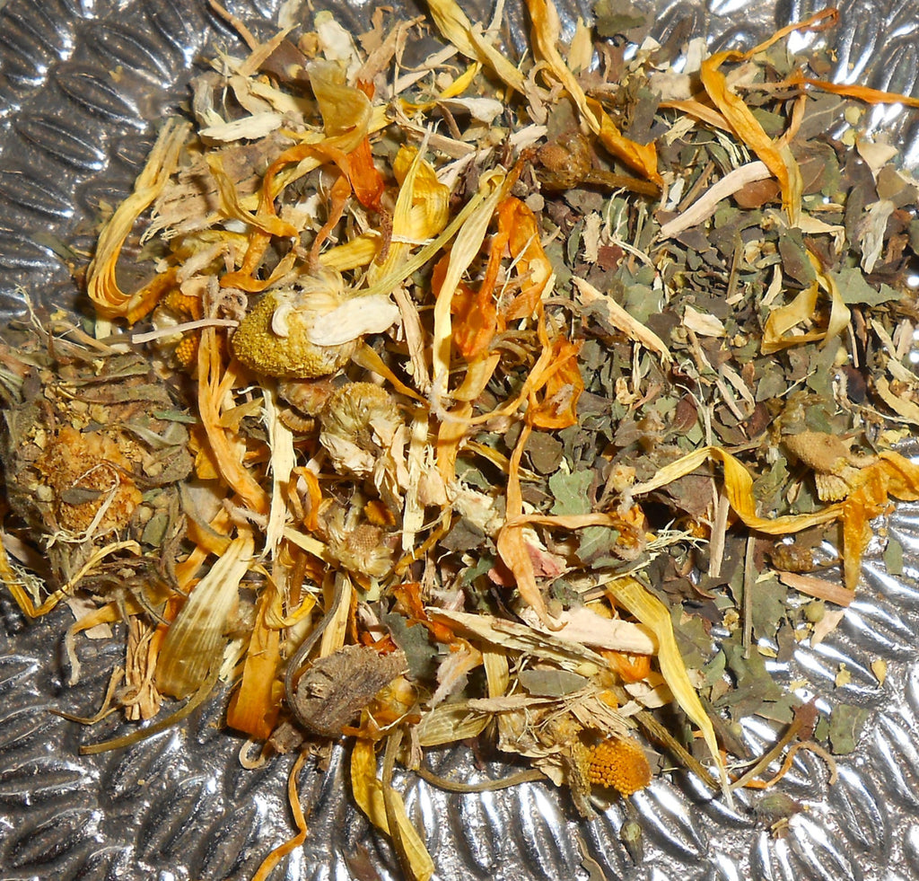 MELLOW YELLOW Herbal Tonic Tea, Organic - Artisan Specialtea Blend - CynCraft