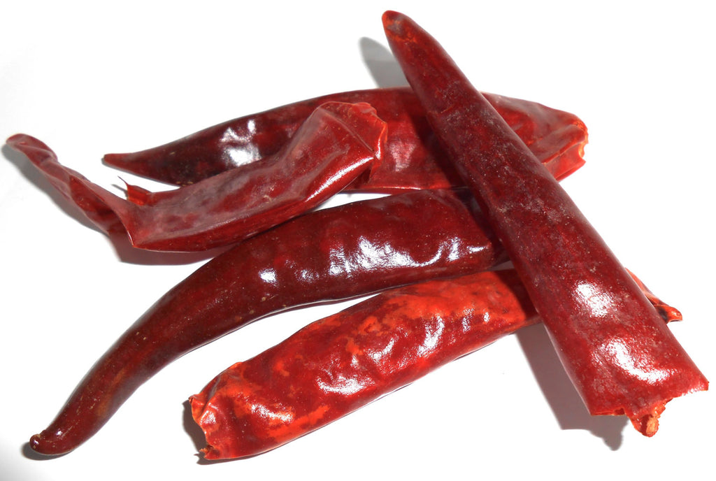 RED Hot CHILE Chili PEPPERS, Dried - Organic - CynCraft