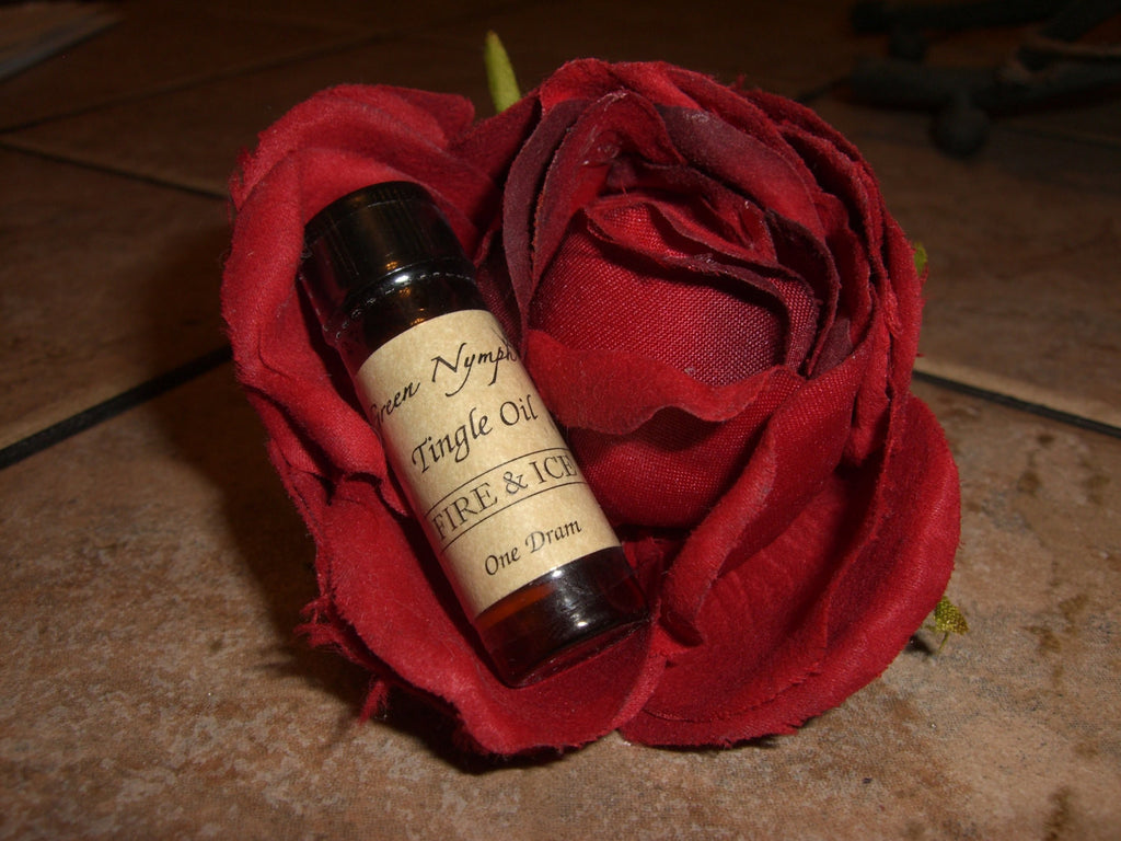Fire & Ice TINGLE OIL - Warming and Cooling Essential Oil Blend - Just a Little Dab Will Do - CynCraft